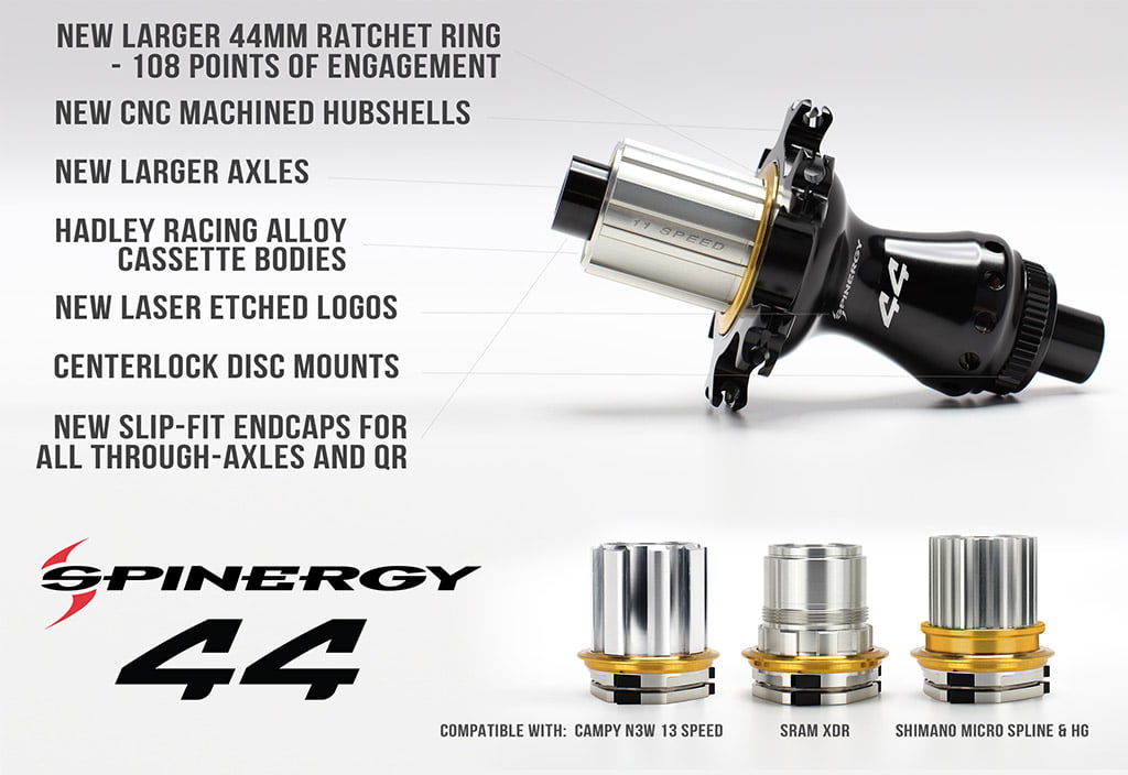 Spinergy series 44 hubs